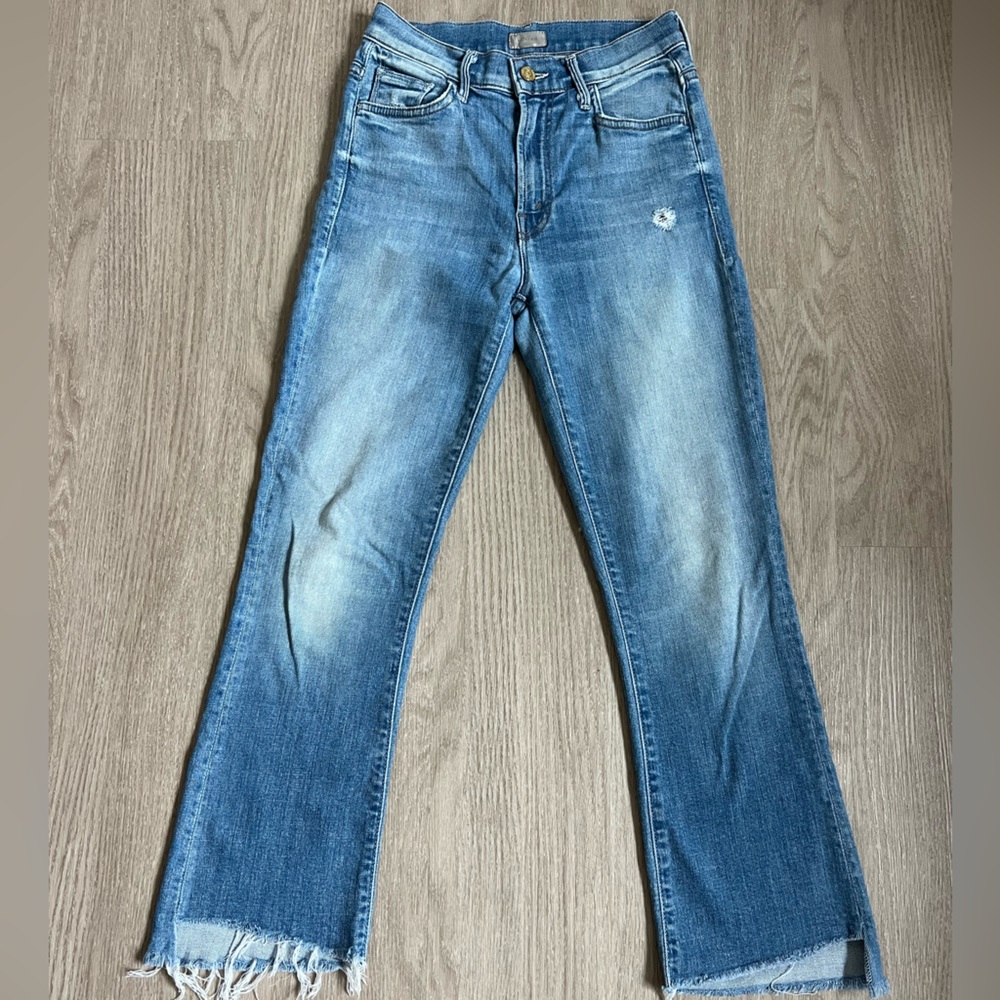 Mother Denim | The Insider High Waist Crop Step Fray Jeans